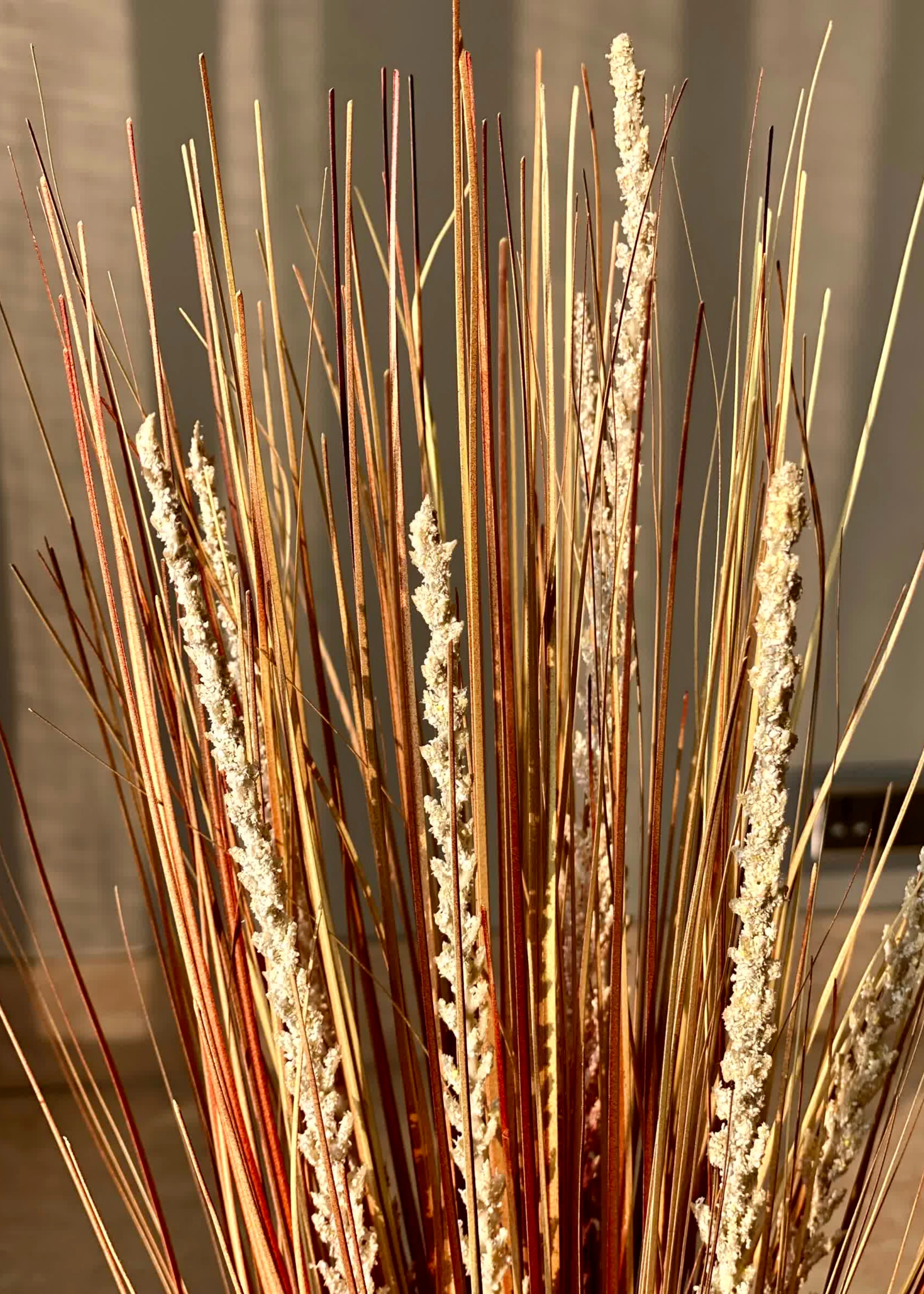 Artificial Amber Pennisetum Pampas Bunch - 2 Feet - Image 6