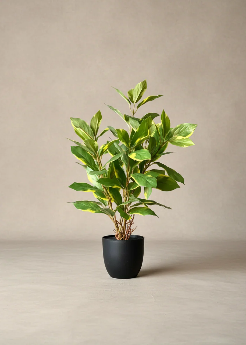 Artificial Evergreen Plant - Variegated - Image 3