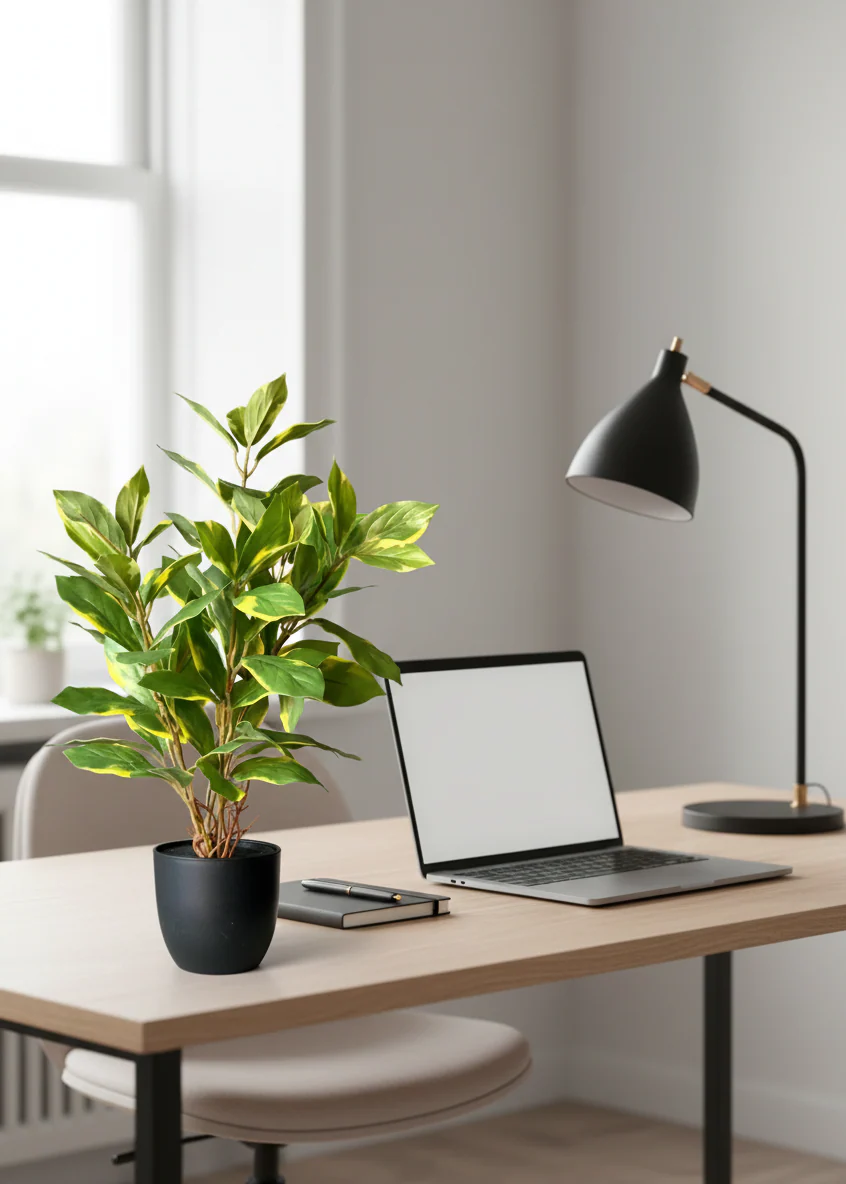 Artificial Evergreen Plant - Variegated - Image 5