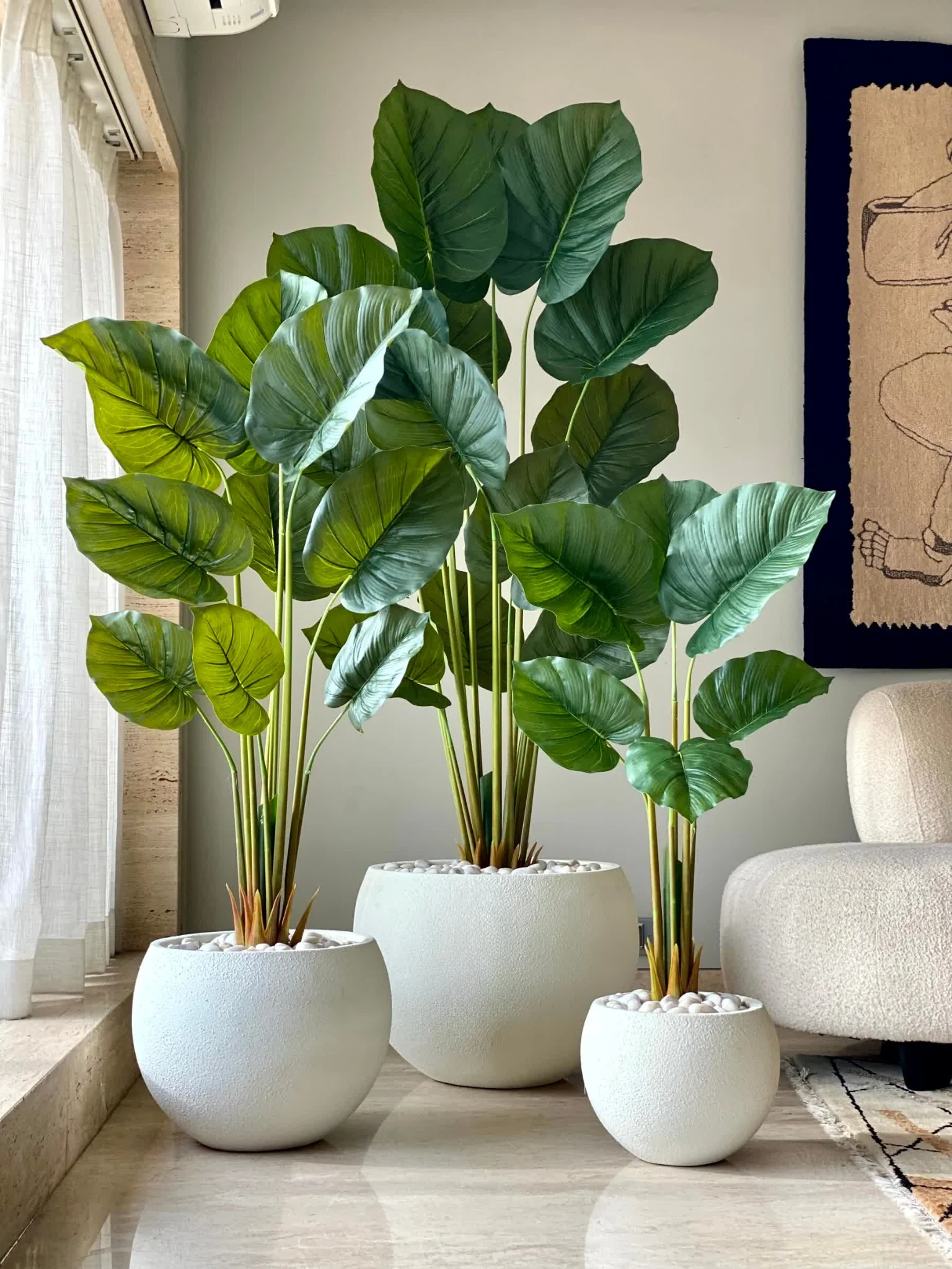 Artificial Evergreen Pothos Plant - 3.5 Feet - Image 3