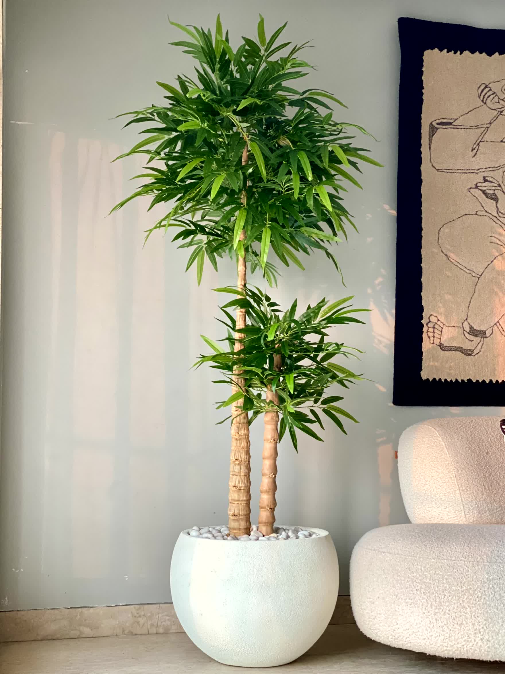 Artificial Timber Bamboo Plant - 7 Feet - Image 3