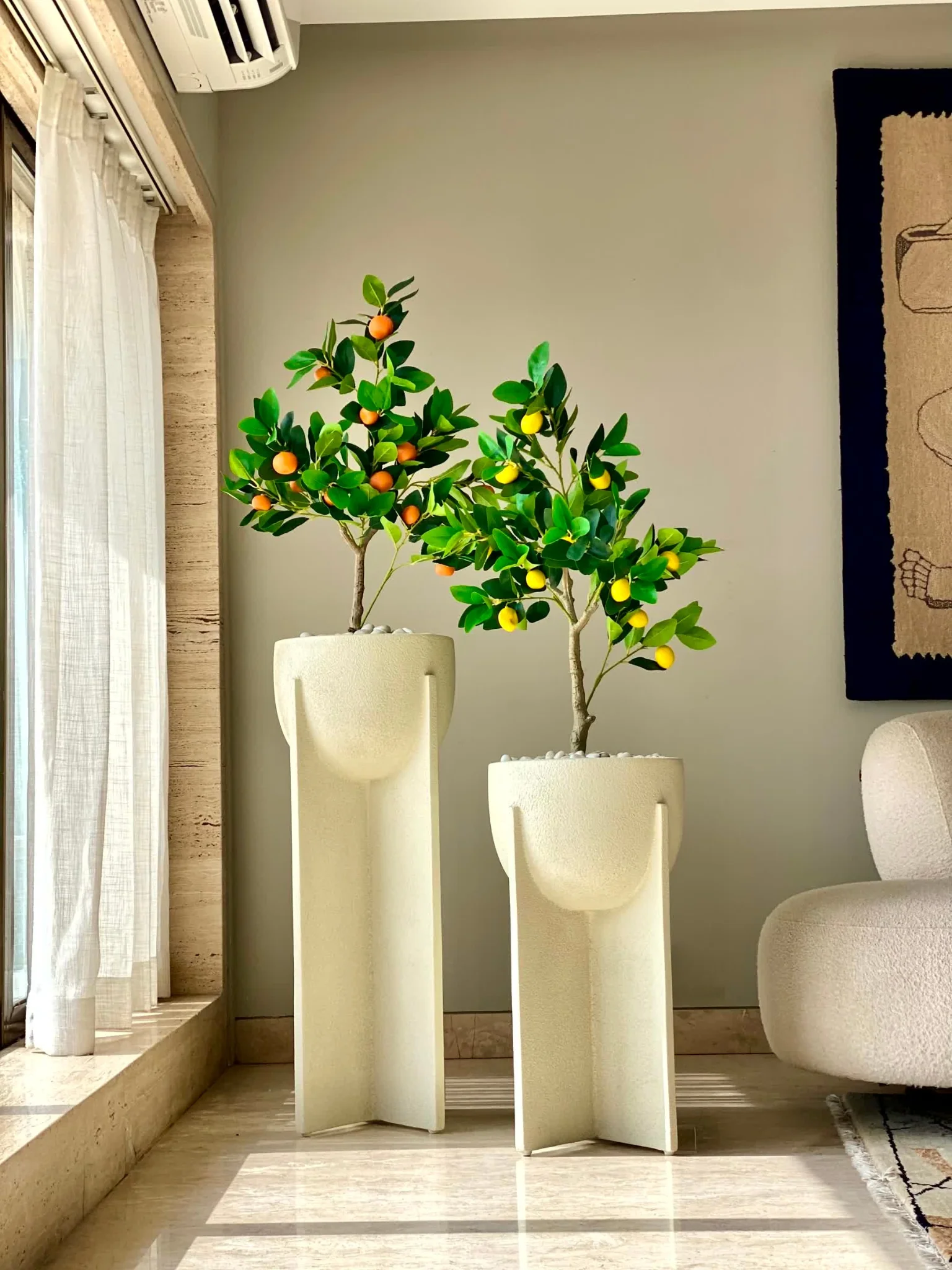 Artificial Tropical Lemon Plant - 3.5 Feet - Image 3